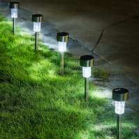 Σετ 10x Lampa solara gradina, LED , εξωτερικό, IP 44, Υ 30 cm
