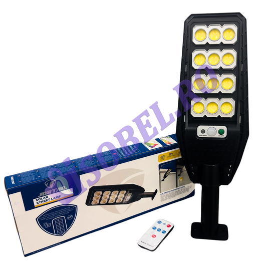 Σετ 5 Ηλιακών Φωτιστικών Δρόμου Jortan - 400W - 252 LED