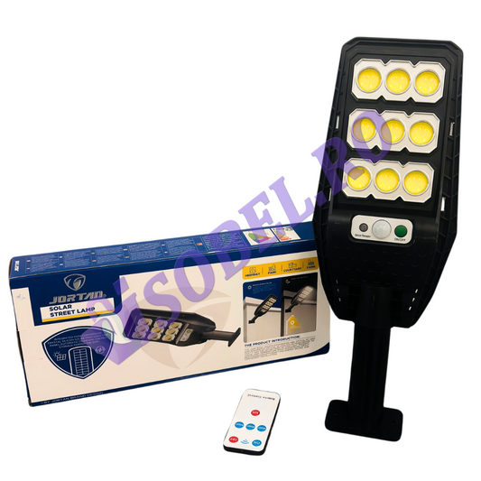 Σετ 5 Ηλιακών Φωτιστικών Δρόμου Jortan - 300W - 189 LED