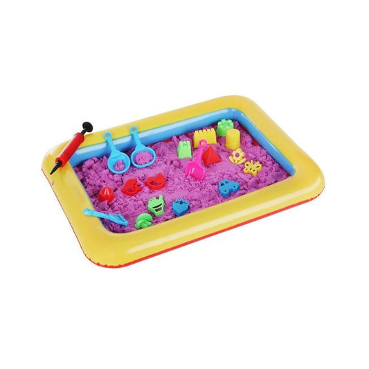 Σετ Kinetic Sand με Πισίνα και 14 Σχήματα για Παιδιά