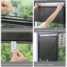 Universal αντηλιακό για παράθυρα με βεντούζα