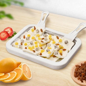 Πλάκα για παγωτό σε ρολό, με 2 σπάτουλες + σιλικόνη για παγωτό