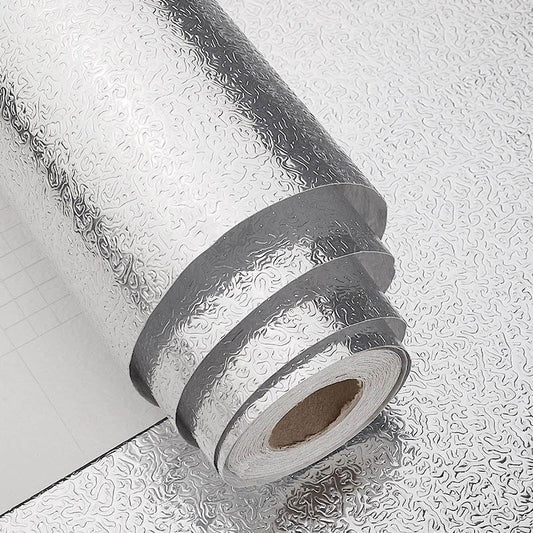 Αυτοκόλλητο κουζίνας αλουμινίου, 60x300cm