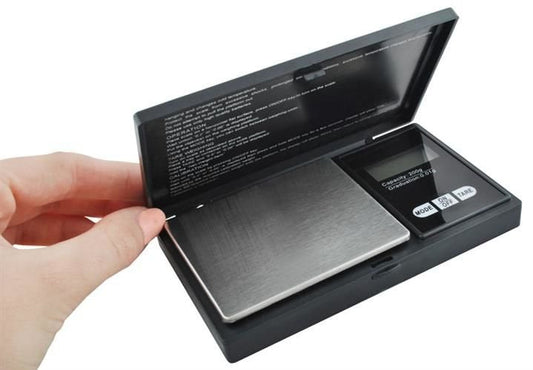 Ζυγαριά κοσμημάτων με οθόνη LCD, φορητή, αυτόματη απενεργοποίηση, ακριβείας 0,01-200g, 12,7 cm, Μαύρο