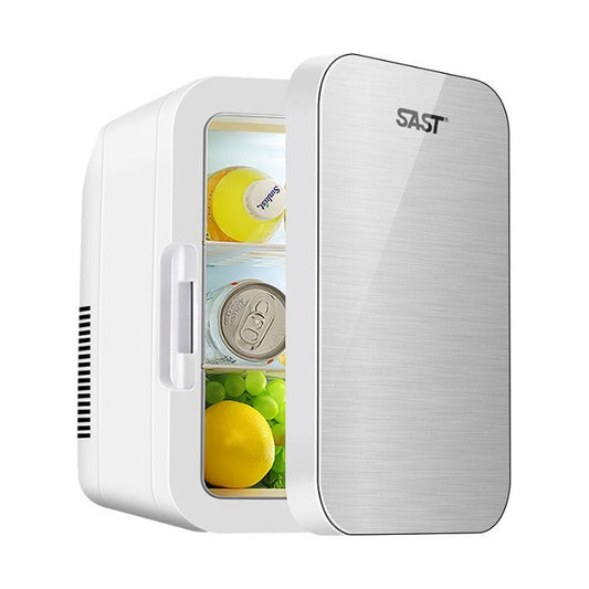 Μίνι ψυγείο καλλυντικών, Flippy, διπλή λειτουργία θέρμανσης/ψύξης, φορητό, 8L, γκρι