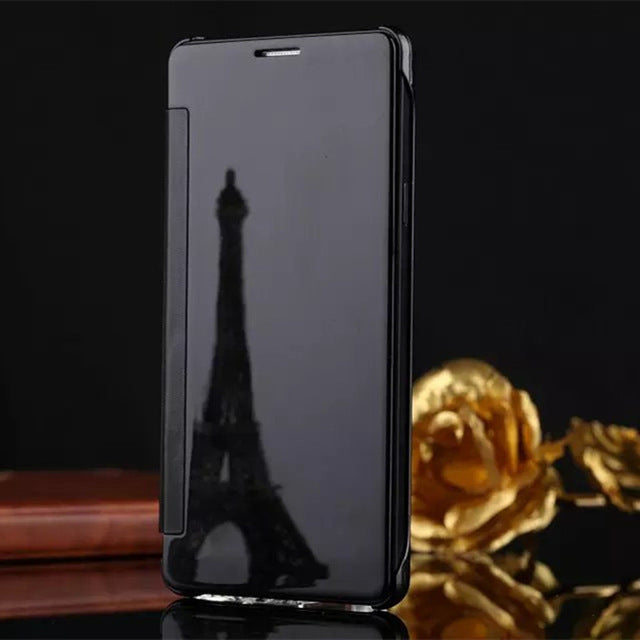 | Προσφορά | Θήκη τηλεφώνου 'Flip Mirror' + Πλήρες κάλυμμα 5D Glass Foil ΔΩΡΟ - iPhone
