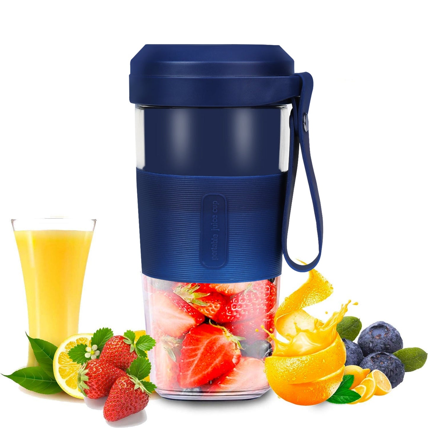 Μίνι ηλεκτρικό μπλέντερ NutriCup, φορητό, για παρασκευή χυμών και υγιεινών σέικ, φόρτιση USB, μπαταρία, 420 ml