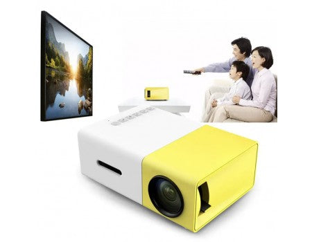 Mini φορητός βιντεοπροβολέας LED, 600 LM, 1080P, Full HD