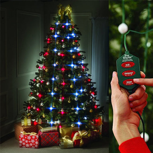 Φώτα άμεσης τοποθέτησης για το χριστουγεννιάτικο δέντρο, 64 LED, TreeDazzler