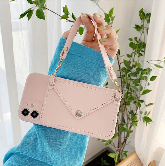 Θήκη πορτοφολιού IPhone TPU Crossbody