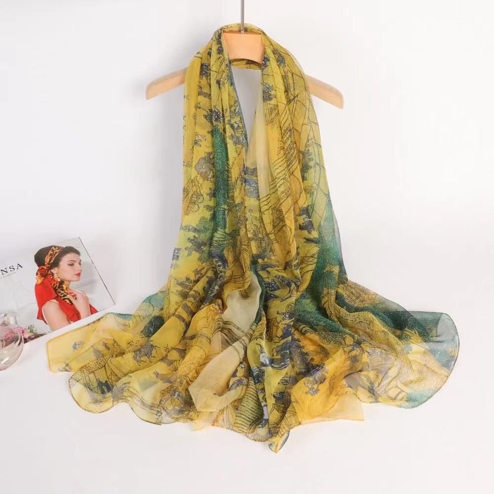 Κασκόλ τύπου πέπλο 'Touches of Silk' Fantasy, 140/200 cm