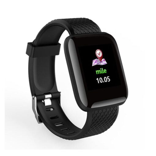 Ρολόι Smartwatch TECHSTAR D13, μαύρο, bluetooth 4.0, unisex, αδιάβροχο