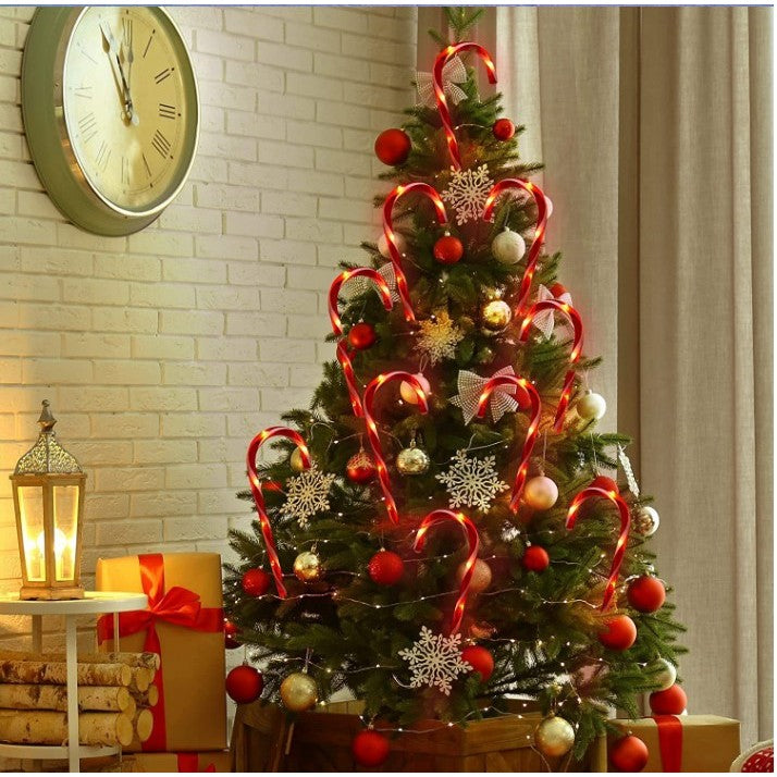 Ελαφριά διακόσμηση Χριστουγέννων, Γλειφιτζούρια, για εξωτερικό, ηλιακή φόρτιση, 28 εκ
