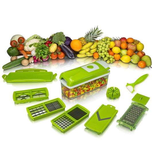 Καλύτερος κόφτης για φρούτα και λαχανικά, 11 λειτουργίες, πράσινος