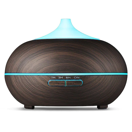 Aromatherapy Diffuser Capacity 300ml Χωρητικότητα, Υγραντήρας, 7 Light Modes, Dark Oak