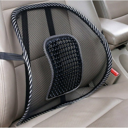 Σετ 2 μαξιλαριών τύπου οσφυϊκής στήριξης για κάθισμα αυτοκινήτου ή γραφείο, μαύρο