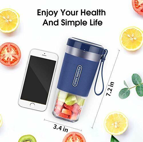 Μίνι ηλεκτρικό μπλέντερ NutriCup, φορητό, για παρασκευή χυμών και υγιεινών σέικ, φόρτιση USB, μπαταρία, 420 ml