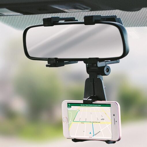 Στήριγμα αυτοκινήτου με βάση καθρέφτη για smartphone γενικής χρήσης 3-6 INCH